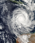 Ciclón tropical Inigo (26S) cerca del norte de Australia