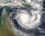 Ciclón tropical Ingrid (22P) al este de la Península del Cabo York, Australia