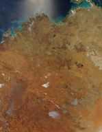 Proliferación de fitoplancton en el golfo de Spencer, sur de Australia