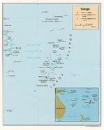 Mapa Politico de Tonga