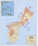 Mapa de las Instalaciones Militares de Estados Unidos, Guam