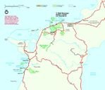 Mapa del Parque Nacional Histórico Guerra del Pacífico, Guam