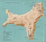 Mapa de la Isla de Navidad, Océano Índico, Australia
