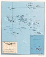 Mapa Politico de la Polinesia Francesa