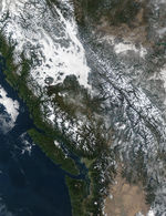 Niebla en Columbia Británica