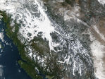 Niebla en Columbia Británica