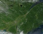 Satellite Image, Photo of Quebec in Summer