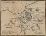 Mapa del Puerto y de la Ciudad de La Havana, Cuba 1882