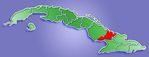 Mapa de Localización Provincia de Las Tunas, Cuba