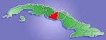 Mapa de Localización Provincia de Sancti Spíritus, Cuba