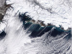 Tormenta de polvareda en el Centro Sur de Alaska