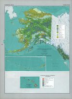 Mapa de la Vegetación de Alaska, Estados Unidos