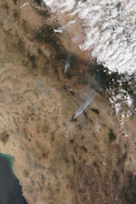 Incendios en Arizona (seguimiento satelital de la mañana)