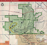 Mapa de los Parques de Washington D.Circa, Estados Unidos