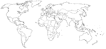Mapa Mudo Político del Mundo