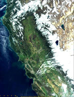 Norte de California de MODIS