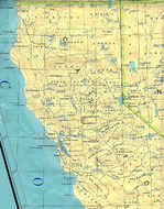 Mapa del Norte del Estado de California, Estados Unidos