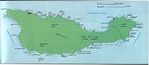 Mapa Detallado de la Isla Santa Cruz, Parque Nacional Channel Islands, California, Estados Unidos