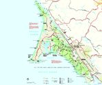 Mapa del Parquel Área Marina Costera Protegida Point Reyes, California, Estados Unidos