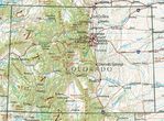 Mapa de Relieve Sombreado de Colorado