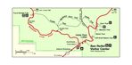 Mapa Detallado de Cedar Pass, Parque Nacional los Badlands, Dakota del Sur, Estados Unidos