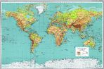 Mapa Físico del Mundo 1970