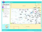 Mapa de las Tierras Federales y de las Reservas Indigenas, Kansas, Estados Unidos