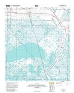 Prototipo de Mapa Topográfico delacroix, Luisiana, Estados Unidos, Septiembre 12, 2005