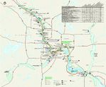 Mapa del Parque Área Nacional de Recreación Río Misisipi, Minnesota, Estados Unidos