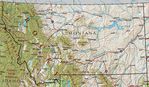 Mapa de Relieve Sombreado de Montana, Estados Unidos
