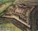Mapa-Esquema del Monumento Nacional Fort Stanwix, Nueva York, Estados Unidos