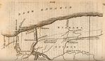 Mapa de la Frontera de Niágara, Nueva York, Estados Unidos 1830