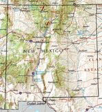 Mapa Blanco y Negro de Idaho, Estados Unidos