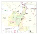 Mapa del Parque Militar Nacional Horseshoe Bend, Alabama, Estados Unidos