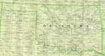 Mapa del Estado de Oklahoma, Estados Unidos