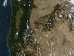 Imagen, Foto Satelite de Guadalupe (Francia)