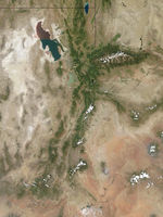 Incendios en Utah (seguimiento satelital de la mañana)