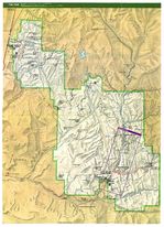Mapa del Parque Nacional Zion, Utah, Estados Unidos