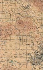 Mapa de la Ciudad de Los Angeles (Oeste), California, Estados Unidos 1902