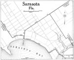 Mapa de la Ciudad de Sarasota, Florida, Estados Unidos 1919