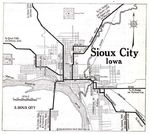 Mapa de la Ciudad de Sioux City, Iowa, Estados Unidos 1920