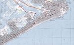 Mapa Topográfico de la Ciudad de Atlantic City, Nueva Jersey, Estados Unidos