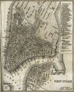 Mapa de la Ciudad de Nueva York 1842