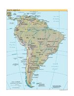 Mapa Físico de Suramérica 2001