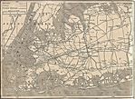 Mapa de la Ciudad de Nueva York, Nueva York, Estados Unidos 1917