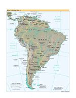 Mapa Relieve Sombreado de América del Sur