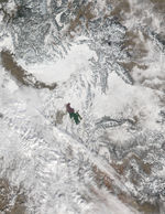 Nieve en Utah y Estados Unidos occidental