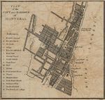 Plano de la Ciudad y Puerto de Montreal, Quebec, Canadá 1882
