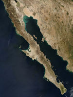 Baja California Península en  México occidental
