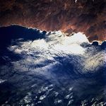 Imagen, Foto Satelite de la Costa de Baja California Sur, Mexico
